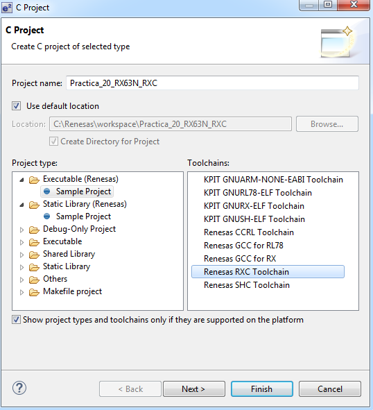 Renesas RX63N YRDKRX63N: PRACTICA # 20 CAN BUS (Controller Area Network)