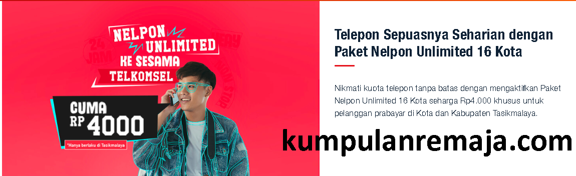 Cara Beli Paket Nelpon Unlimited Harian Telkomsel - Kumpulan Remaja