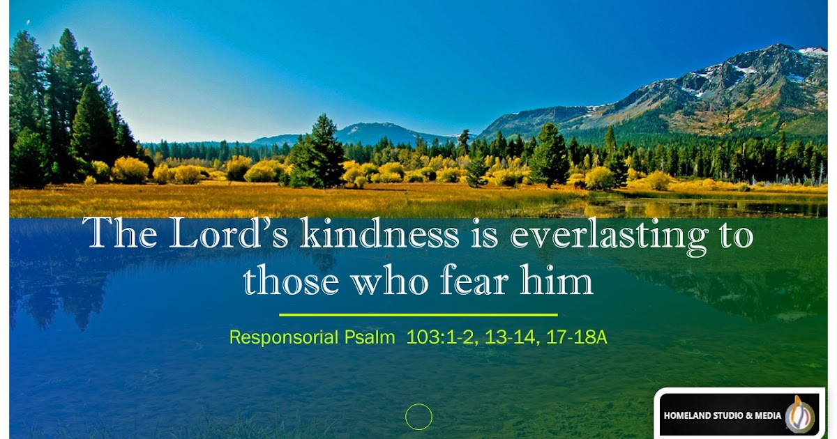 A 5MINUTE OUTREACH RESPONSORIAL PSALM