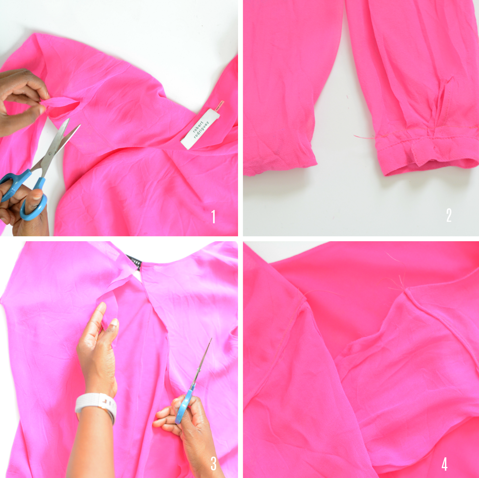 How To Create An Open Back For Too Small Top Thriftanista in the City