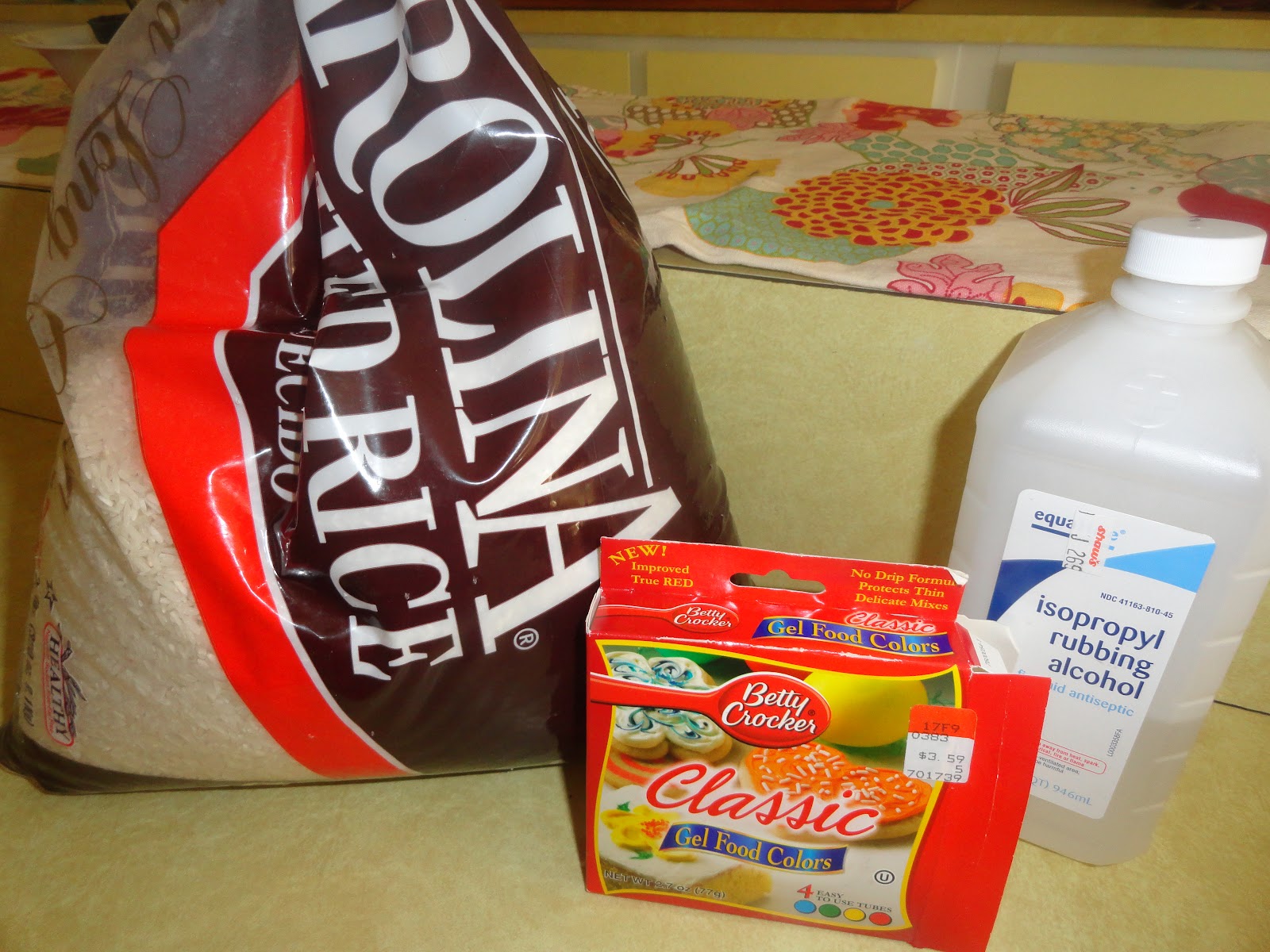 From My Life to yours...: Colored Rice