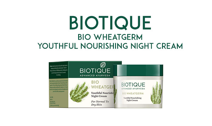 Biotique Bio Wheat Germ Youthful Nourishing Night Cream | 10 Best Face Creams For Dry Skin | NeoStopZone