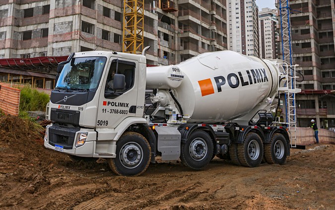 Polimix Concreto investe na aquisição de 150 caminhões Volvo VM Light Mixer