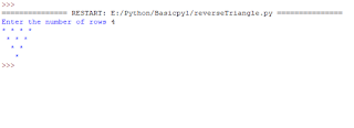 Print Triangle Patterns using Python |Pyramid