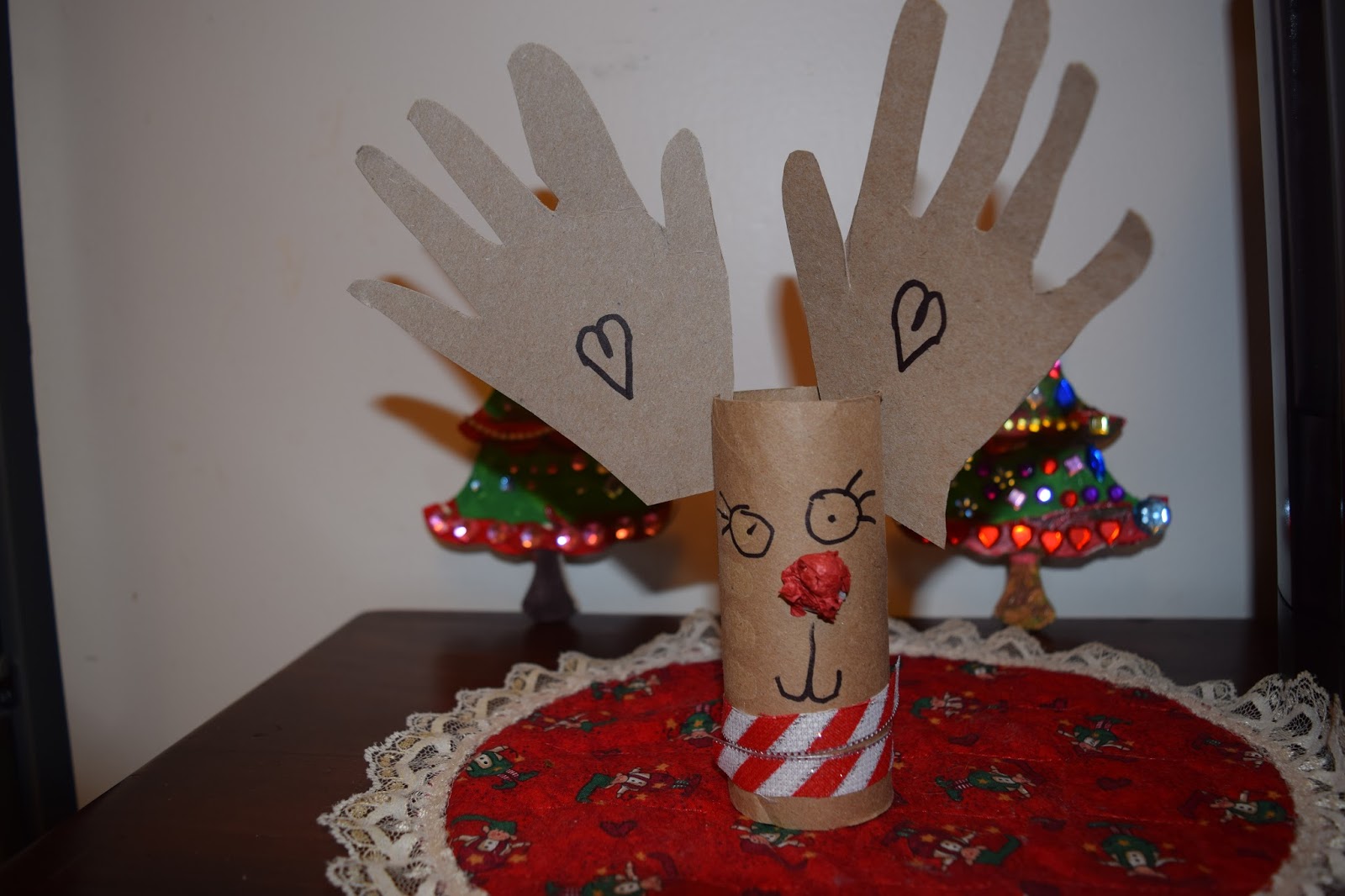Rudolph Toilet Paper Roll Craft