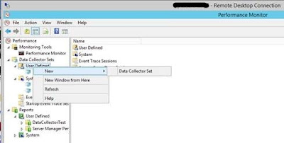 Create new Data Collector set