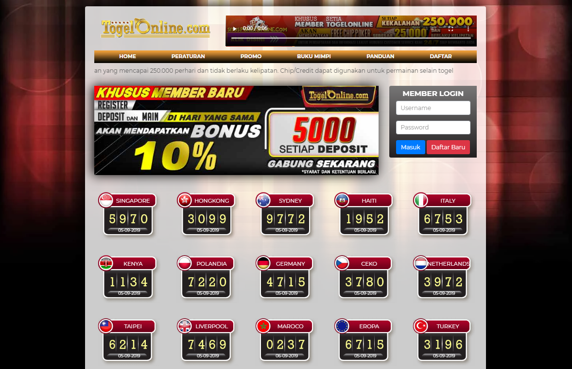 SITUS TOGEL TERPERCAYA