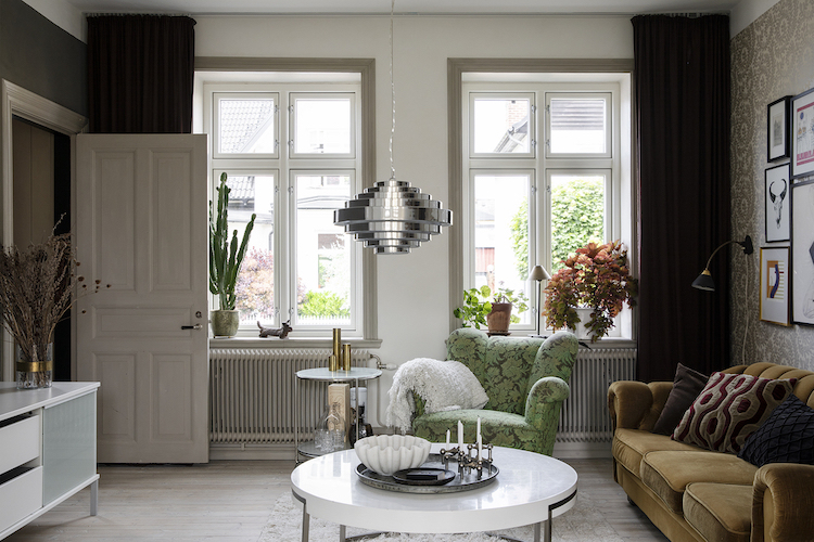 Period Charm, Pattern and Fabulous Paintwork in a Striking Swedish Home