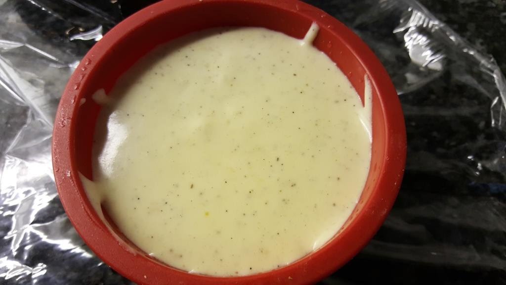 eatculture Bayrische Crème mit RumOrangensauce (Bavarian cream with