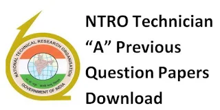 NTRO Technician A Previous Question Papers Download and Syllabus 2019-20