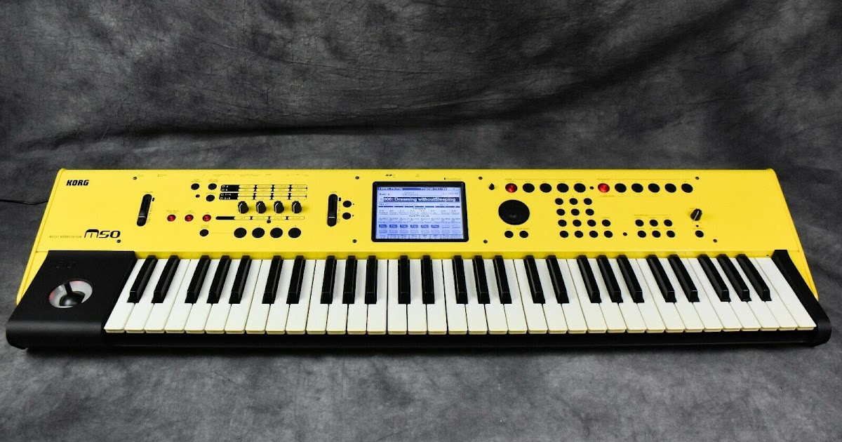 MATRIXSYNTH M5061 [Yellow] Music Workstation Synthesizer