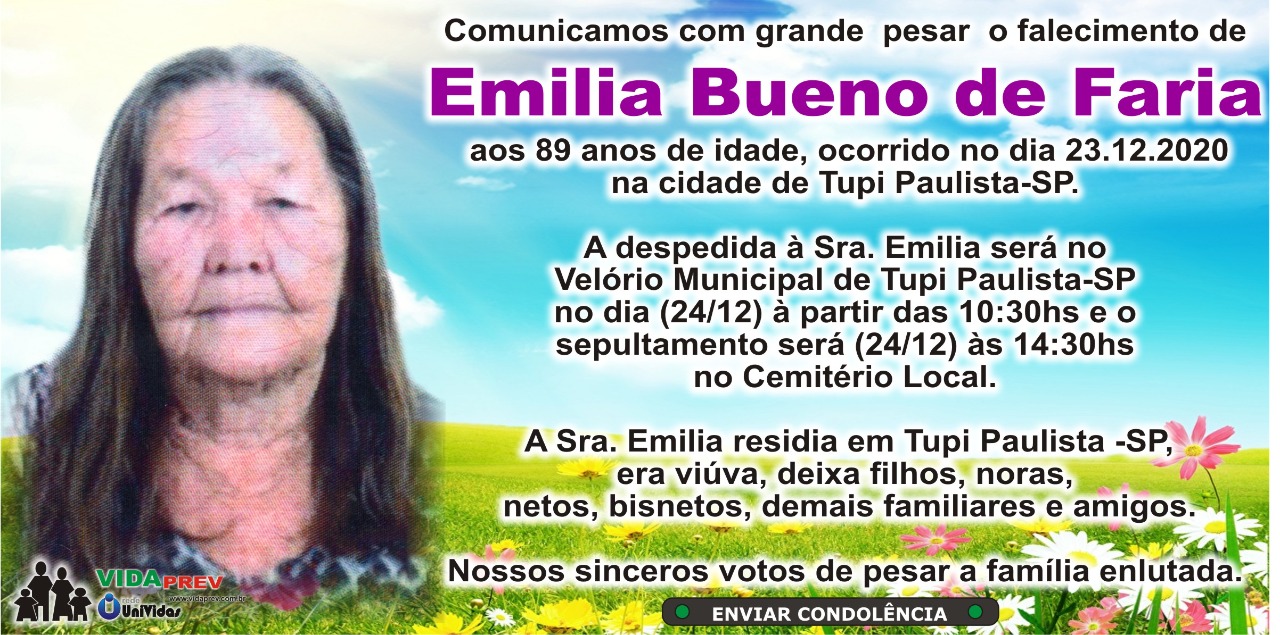 PANORAMA NOTICIA NOTA DE FALECIMENTO MORTE