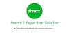 Fiverr U.S. English Basic Skills Test Answers 2021