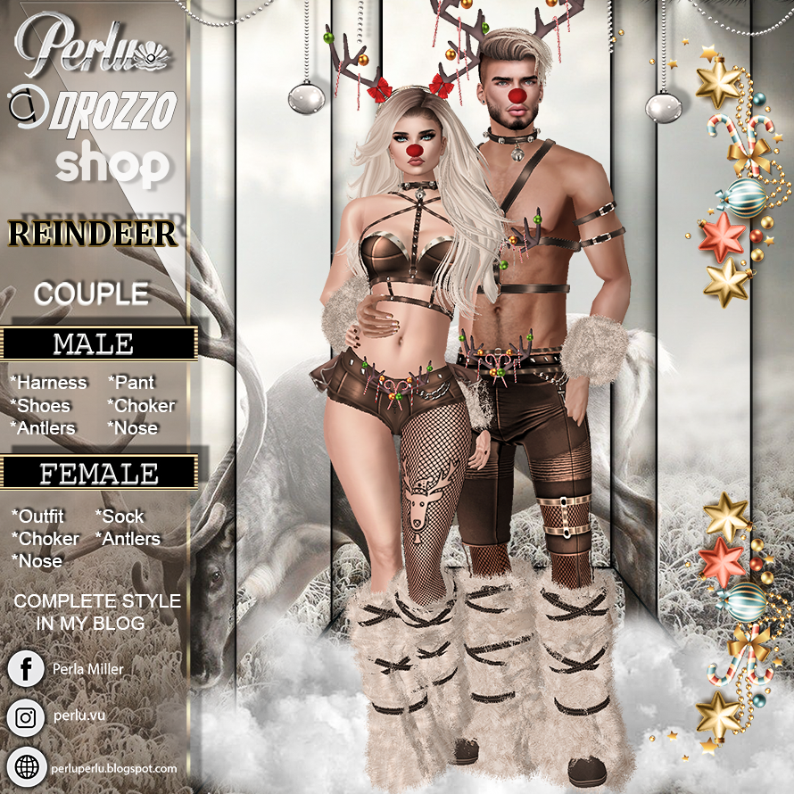 REINDEER COUPLE BUNDLE - DROZZO | PERLU SHOP