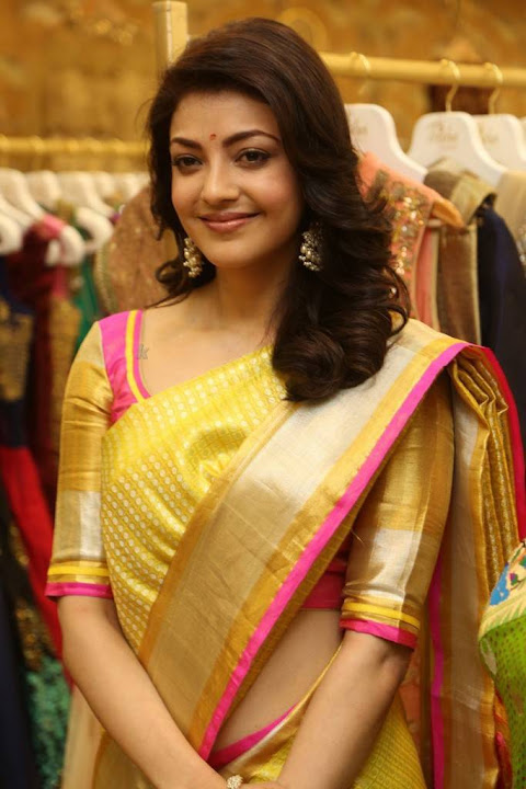 Kajal Aggarwal Stills At Trisha Designer Store Launch In Banjara Hills