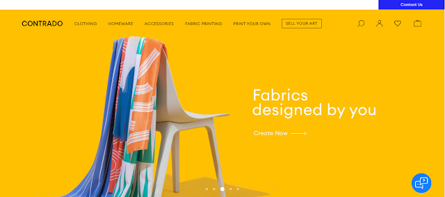 the website to customize clothes --- Contrado