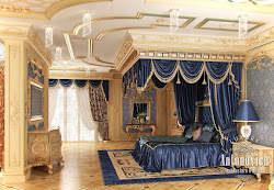 bedroom antonovich luxury interior master uae gold decoration