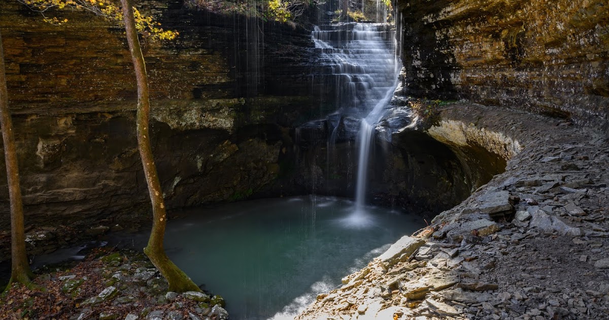 Rick's Hiking Blog Ladderbucket and John Mountain Falls, Ozarks on