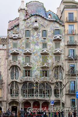 Barcelona çocukla gezilecek yerler Casa Batlo evi