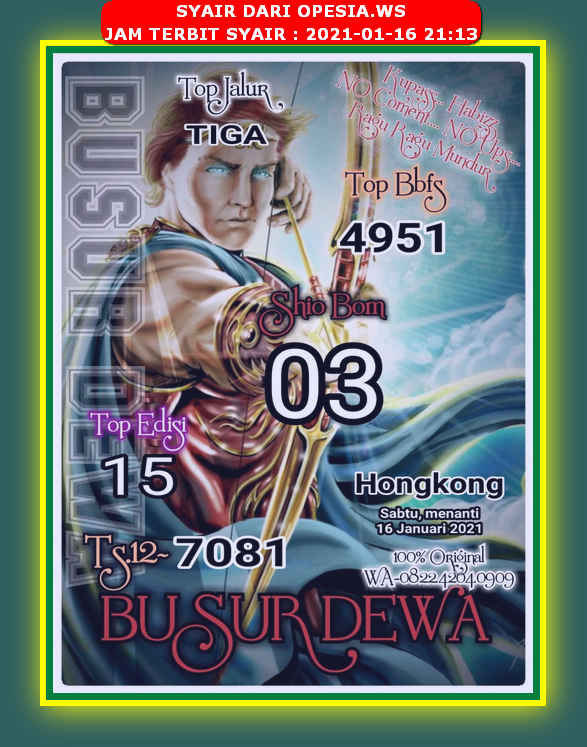 1 New Message Kode Syair Hongkong 16 Januari 2021 Forum Syair Togel Hongkong Singapura Sydney