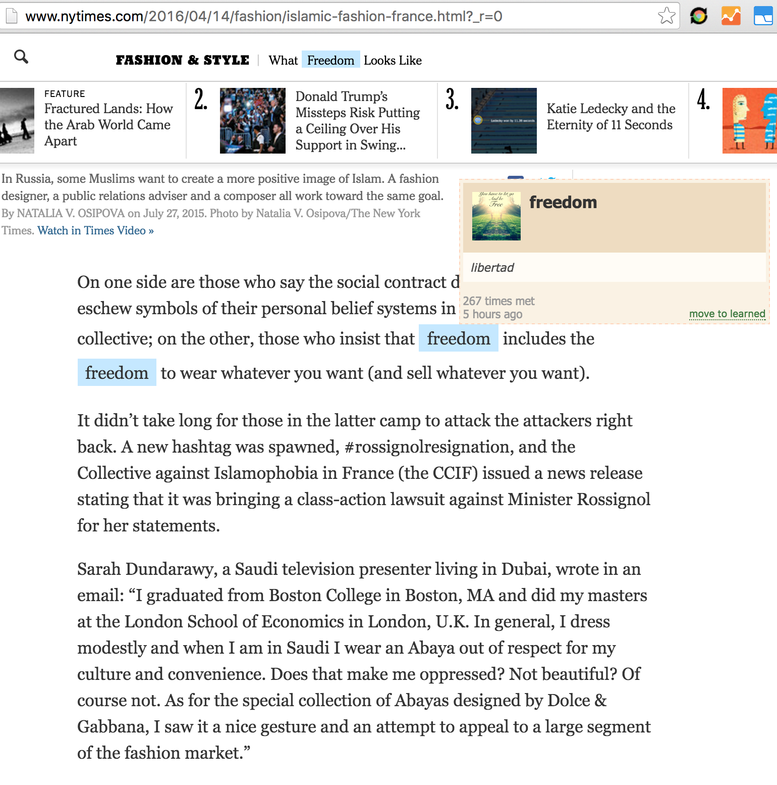 Translation Reminder