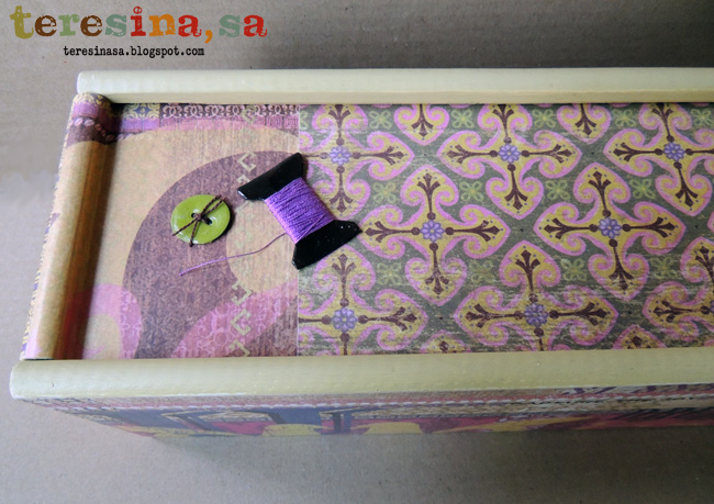 Reciclando cajas de vino