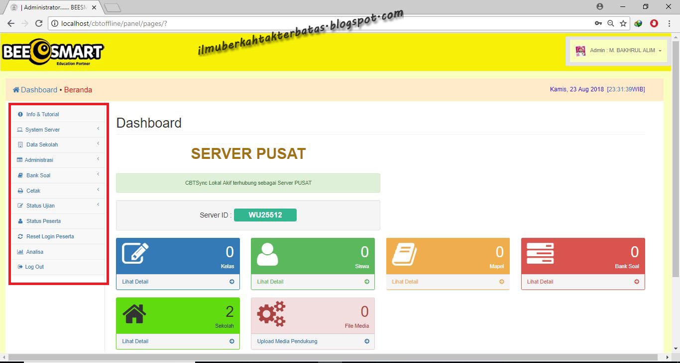 Semoga berkah CBT OFFLINE dan ONLINE mirip UNBK Gratis