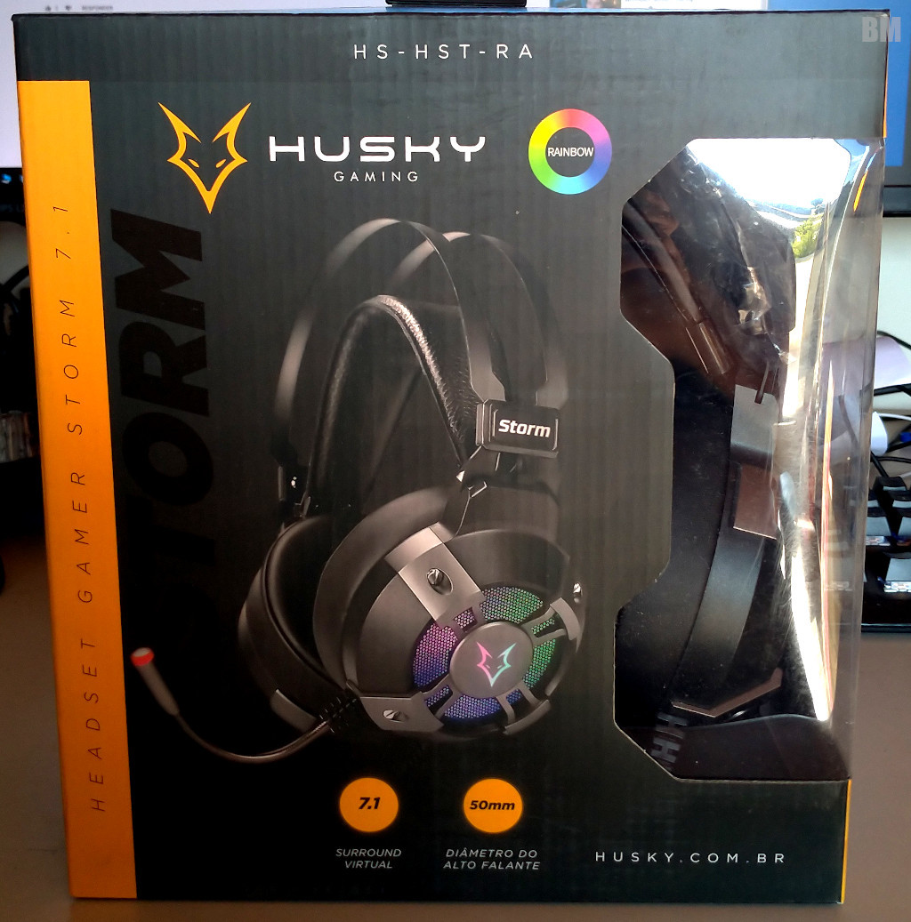 Unboxing e primeiras impressões: headset Husky Storm 7.1
