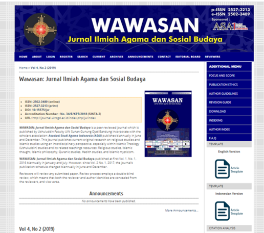 Desain Tampilan Website Jurnal Berbasis Ojs Busro Id