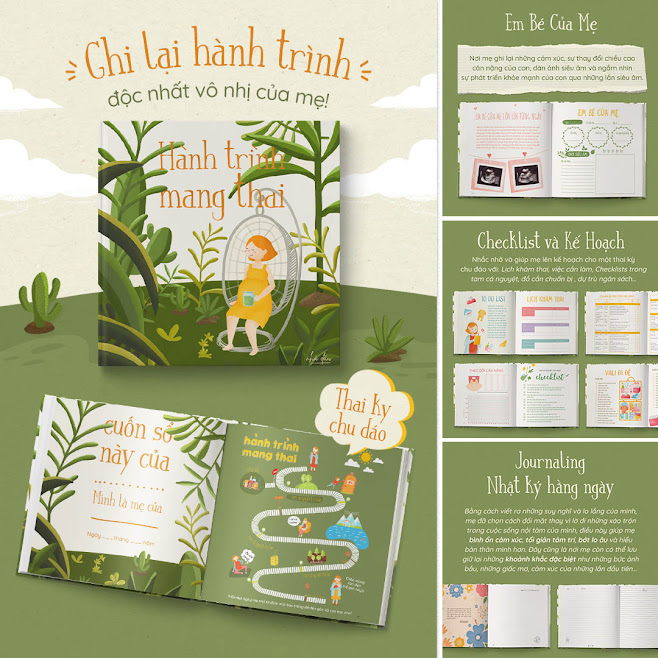 [A116] Tô màu cho Bà Bầu - Sách Mẹ Bầu Zui