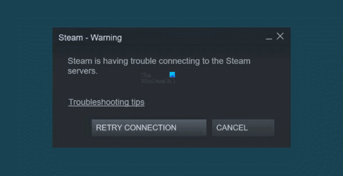 Steam tiene problemas para conectarse a los servidores de Steam