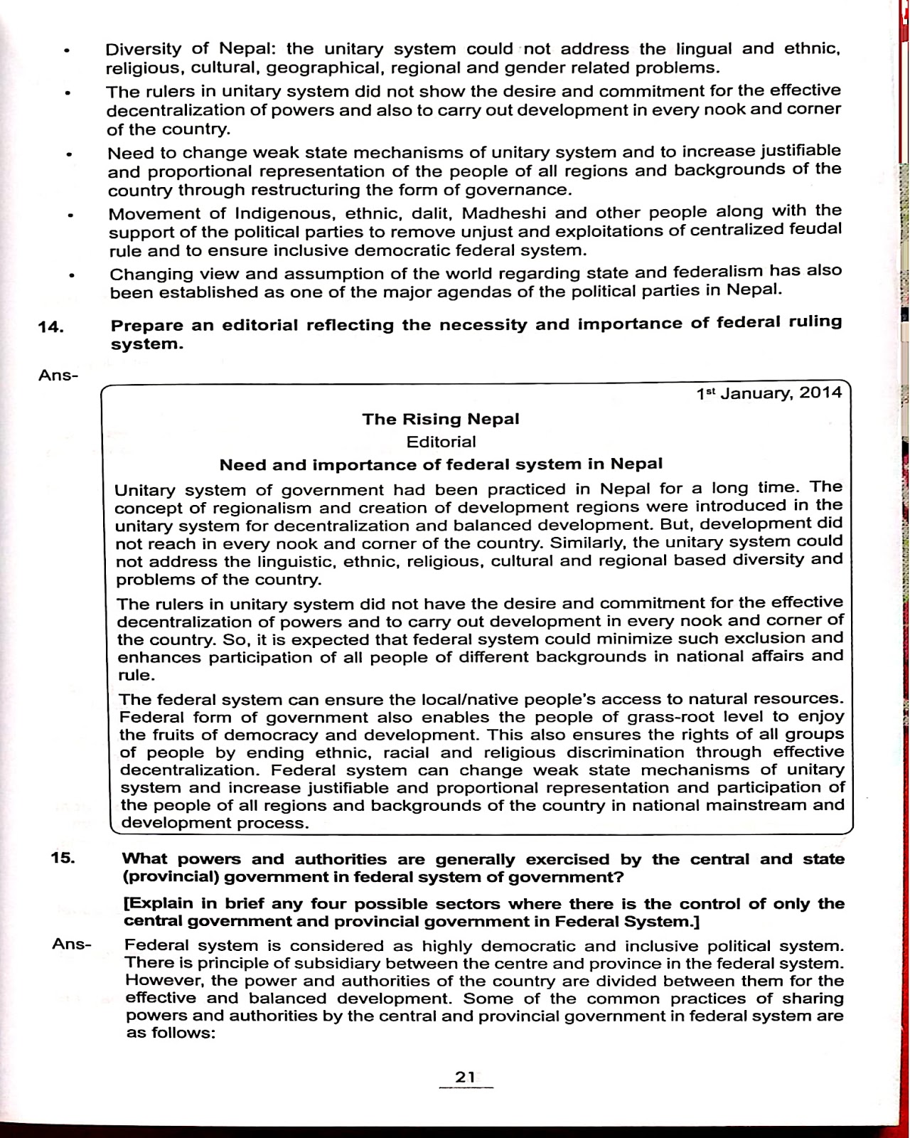 CLASS 10 SOCIAL STUDIES FULL SOLUTION SOCIAL STUDIES SOLUTION DEEPS KNOWLEDGE
