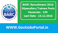 BARC Recruitment 