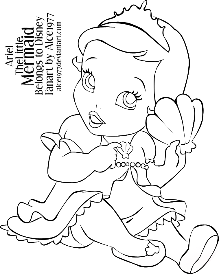 Baby Disney Princess Coloring Pages Coloring Pages