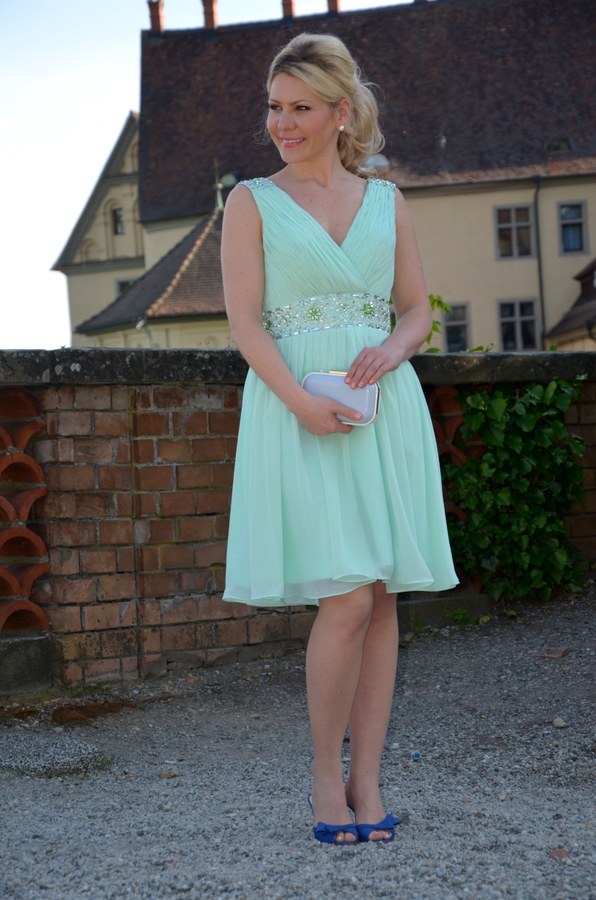 heeled mules with dress