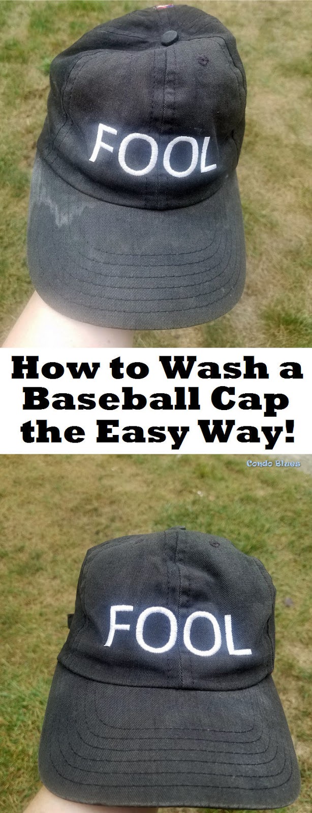 Condo Blues How to Wash a Baseball Cap the Easy Way