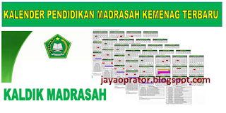 Download Kalender Pendidikan Madrasah 2019/2020 Sesuai SK Derjen Pendis