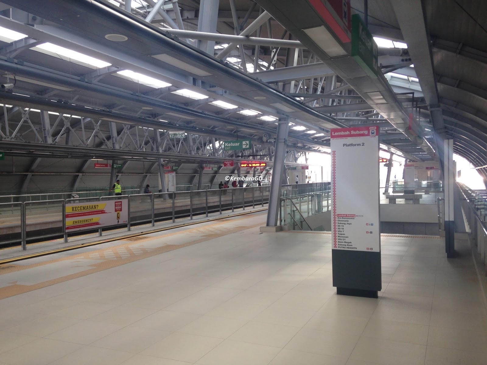 KembaraGD 22 Disember 2016  Kuala Lumpur Malaysia  LRT Lembah Klang