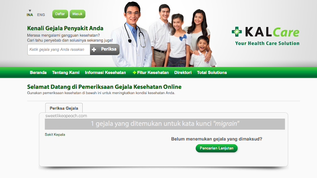 cek gejala kesehatan online di kalcare