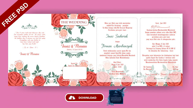 [View 47+] View Template Undangan Pernikahan Batak Psd