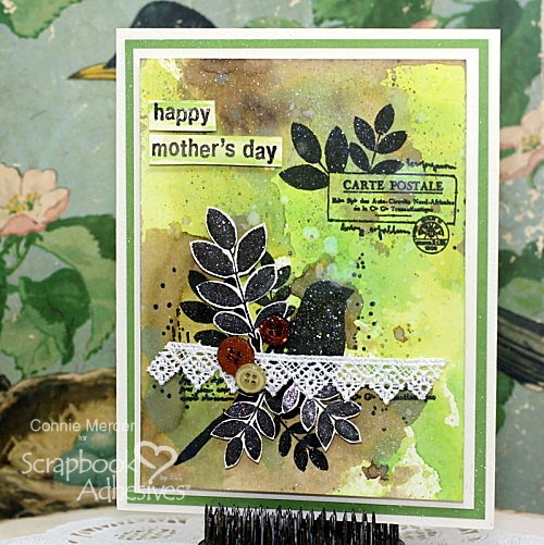 crafty goodies Mother's Day card with Scrapbook Adhesives by 3L