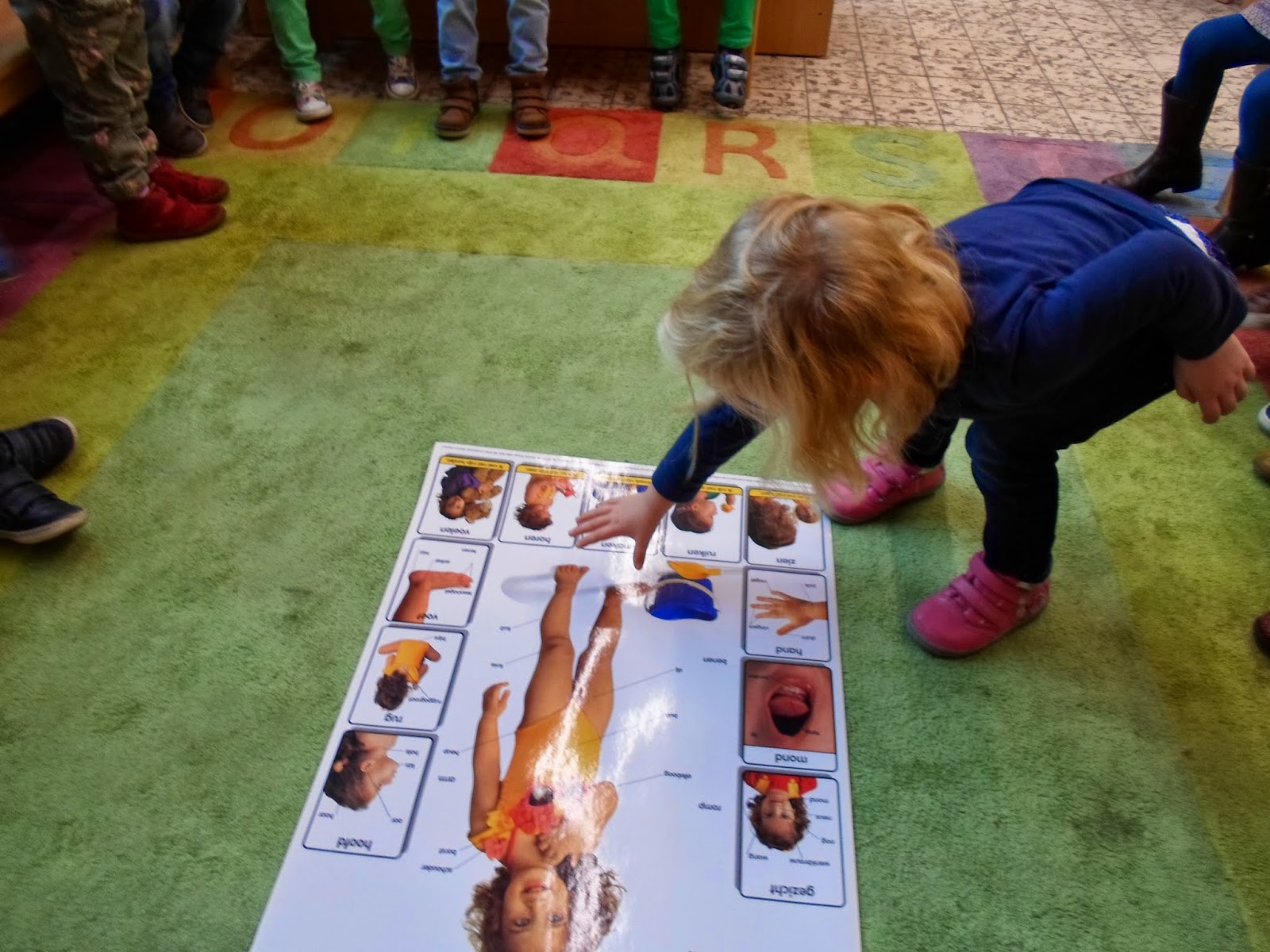 Welkom in de groene klas....: Thema: Mijn lichaam van kop tot teen