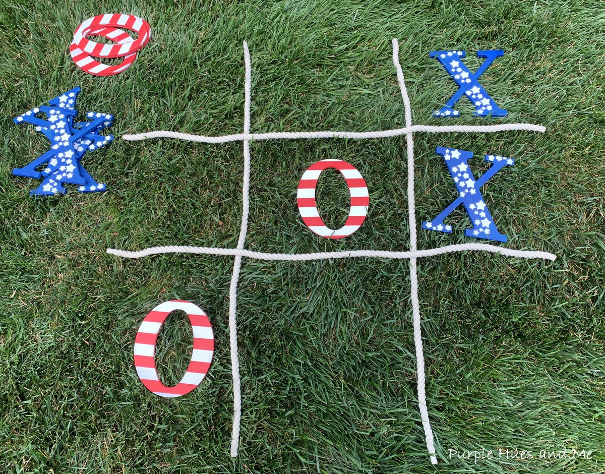 Outdoor Tic Tac Toe - DIY Project for Kids - Typically Simple