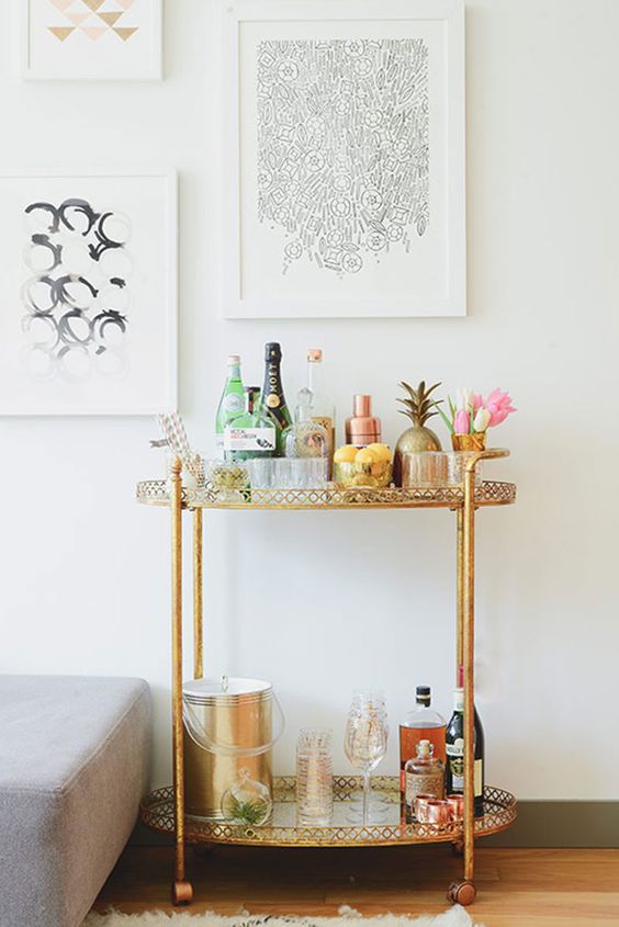 STYLISH BAR CARTS design indulgence