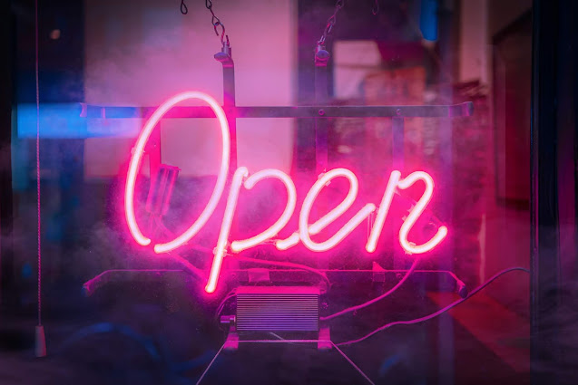 Open Sign for Small Businesses.