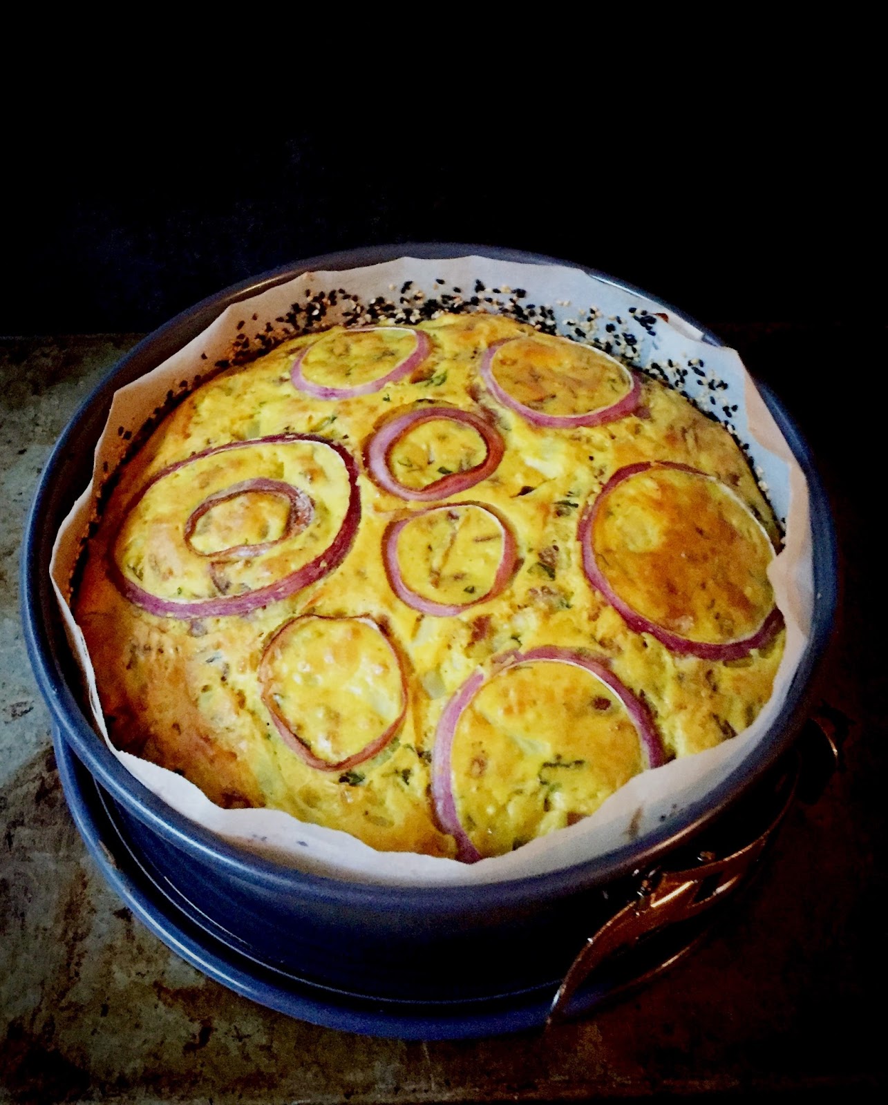 morsels & sauces Cauliflower Cake from Ottolenghi's Plenty More