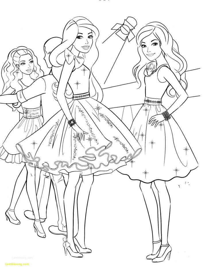 Barbie Coloring Page ~ Coloring Print