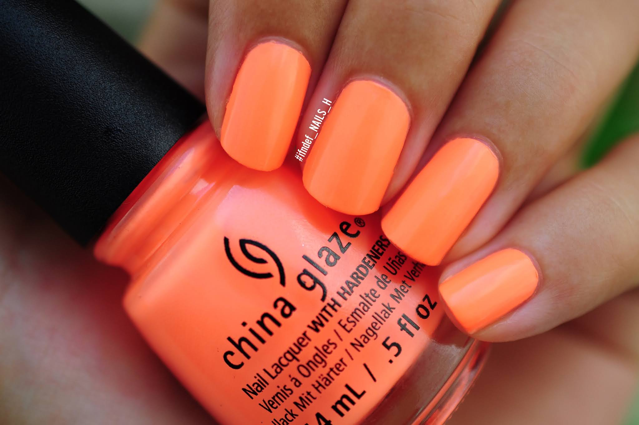 China Glaze Sun of a Peach Swatch