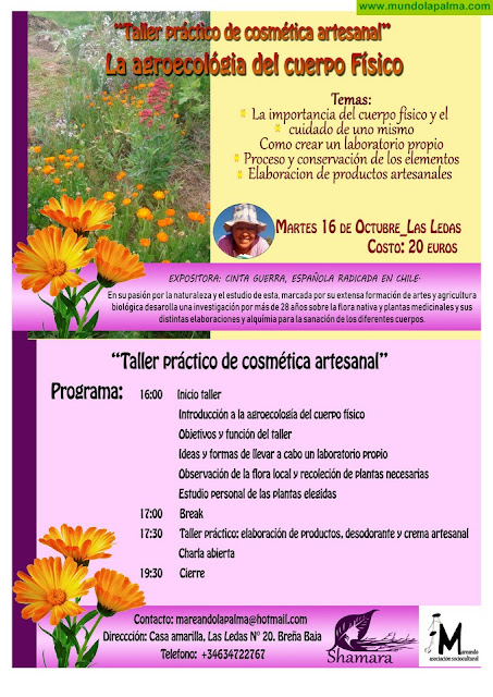 CASA AMARILLA: taller práctico de "Cosmética Artesanal"