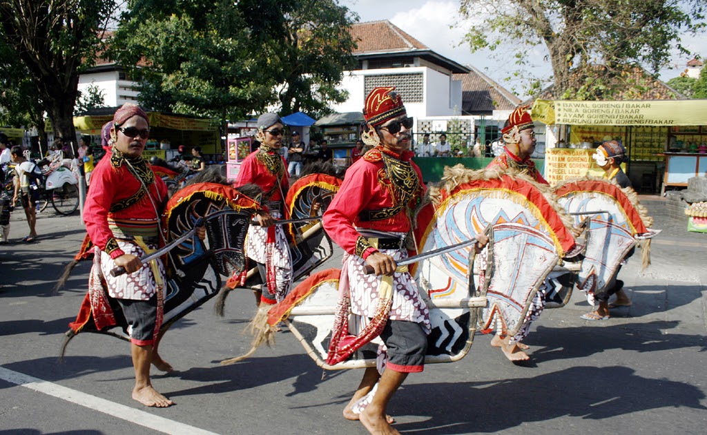 Unique Culture and tradition. Horse Mask Dance. Pantomime Horse Dance. Unique culture